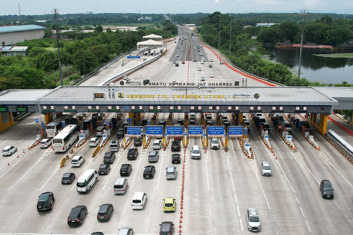 Trans-Jawa, Cikampek Utama, Volume Kendaraan Menuju Trans-Jawa Naik Signifikan