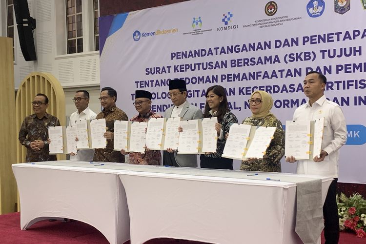 Pendidikan, anak, sekolah, 7 Menteri Sahkan Aturan Penggunaan AI dalam Pendidikan