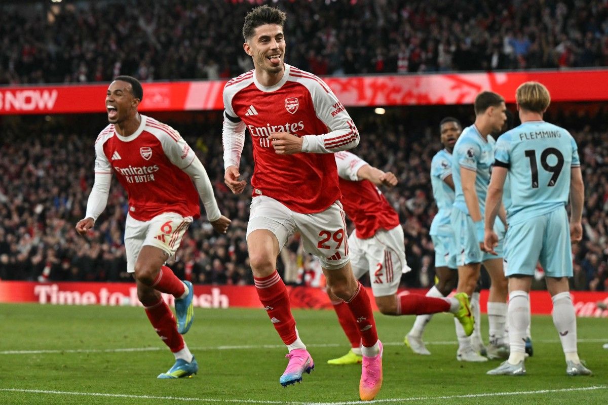 Arsenal, Burnley, gol Kai Havertz, Liga Inggris, posisi Arsenal, juara Liga Inggris, Hasil Arsenal Vs Burnley 1-0: The Gunners Selangkah Lagi Raih Gelar Liga Inggris