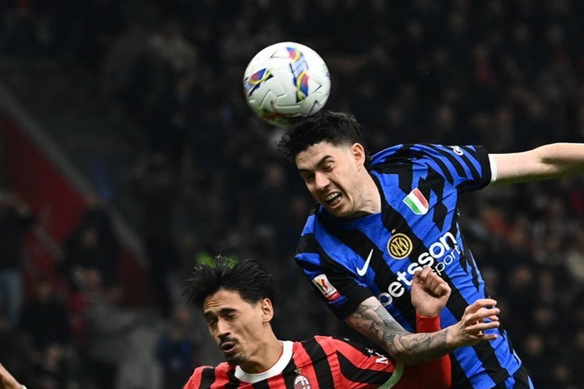 AC Milan, Inter Milan, Coppa Italia, Milan vs Inter, Milan Vs Inter, AC Milan Vs Inter Milan, Hasil Coppa Italia, Hasil Milan vs Inter, Hasil Milan Vs Inter: Gol Calhanoglu Pastikan Skor 1-1