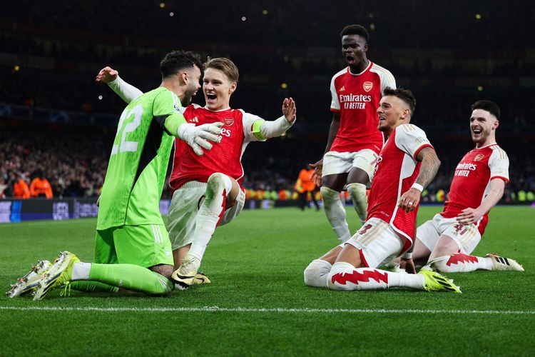 Sporting CP, Arsenal, David Raya, Liga Champions, David Raya Bersinar, Arsenal Bangkit di Liga Champions