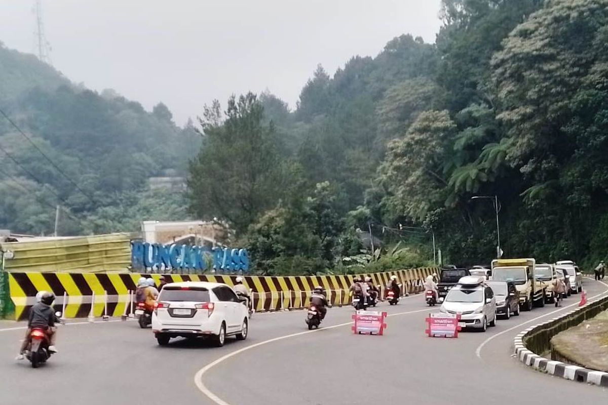 lalu lintas, Jalur Puncak, Update Lalu Lintas Jalur Puncak, Berlaku One Way Arah Jakarta