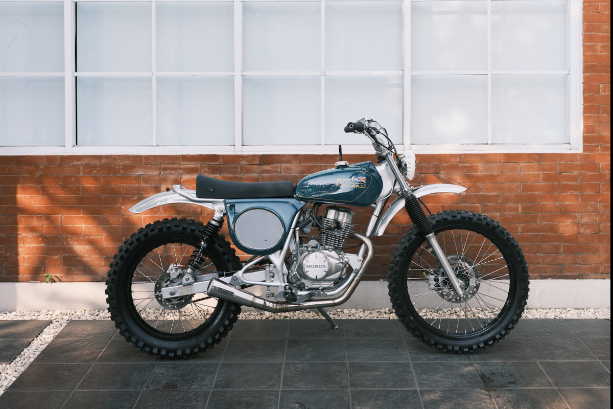 modifikasi, Frontwheel Motors, 150 VMX Sled Megapro, Motor 150cc, frontwheel motors, 150 VMX Sled Megapro Buatan Frontwheel Motors, Buktikan Motor Kecil Bisa Keren