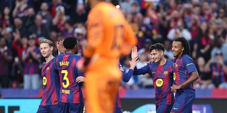 Barcelona, Liga Champions, Olympiakos, UEFA Champions League, Hansi Flick, Jose Luis Mendilibar, Liga Champions 2025-2026, Barcelona vs Olympiakos, Siaran Langsung Barcelona vs Olympiakos, Jadwal dan Siaran Langsung Barcelona Vs Olympiakos di Liga Champions