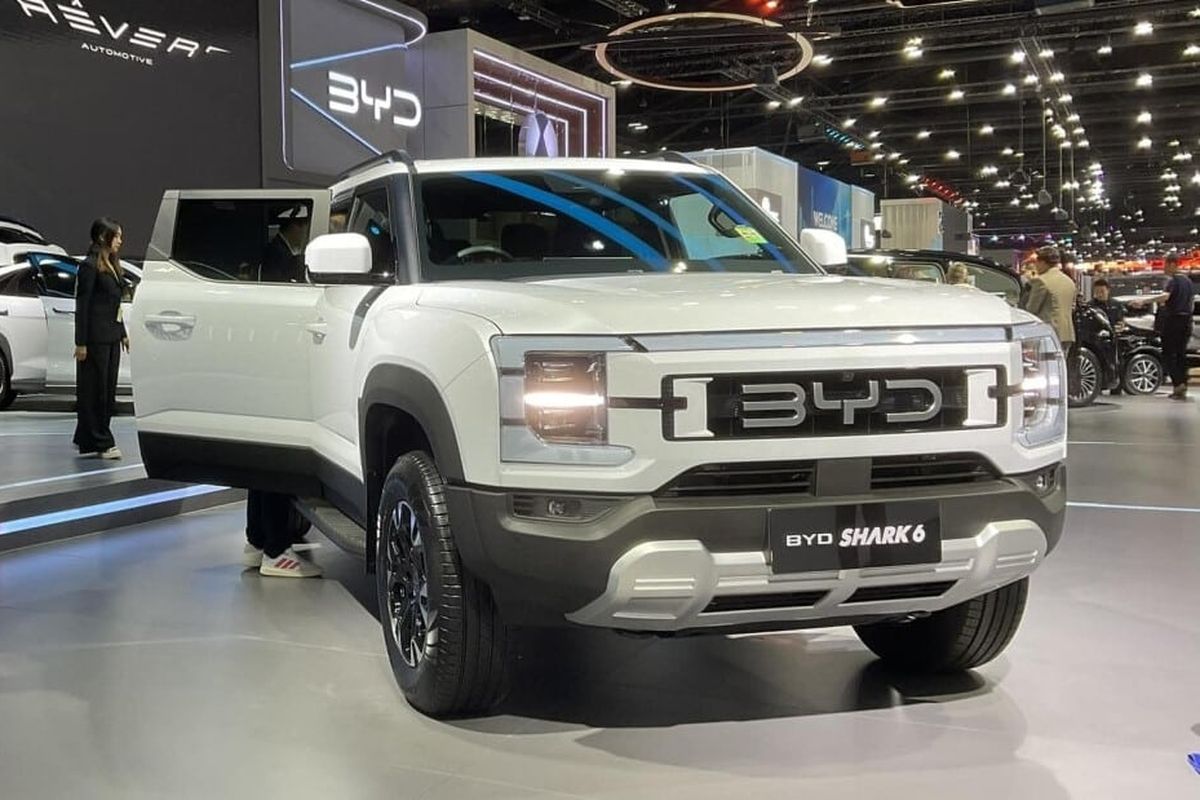 plug in hybrid, PHEV, Build Your Dreams, BYD Shark 6, BYD Rilis Pikap Kabin Ganda PHEV, Saingi Ranger dan Triton