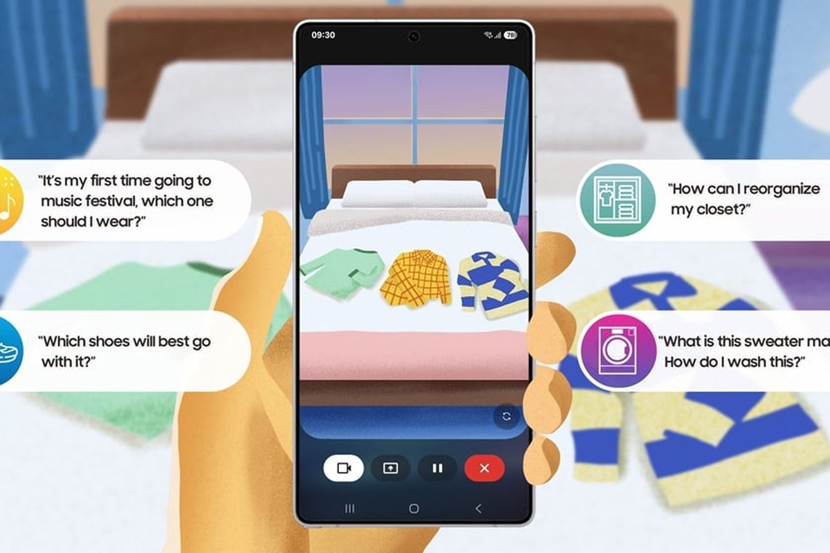 Samsung, Visual AI, Google, Gemini Live, visual AI, Samsung Galaxy S25 series, Galaxy AI, Samsung Galaxy S25 Series, samsung s25 series, visual ai, fitur Ai samsung, Samsung Rilis Real Time Visual AI, Fitur AI yang Lebih Interaktif