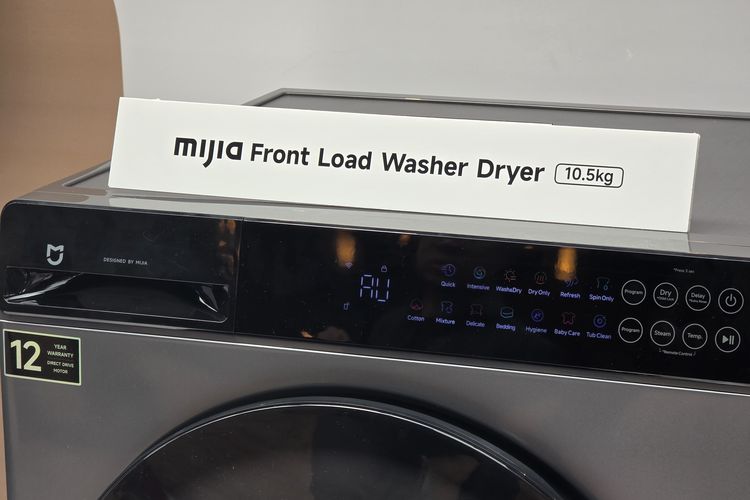 Xiaomi, mesin cuci, Mijia, Mijia Front Load Washer Dryer, Mijia Front Load Washer Dryer 10,5 Kg Resmi, Mesin Cuci Pintar Pertama Xiaomi di Indonesia