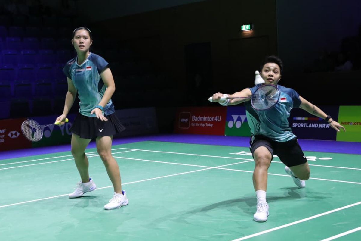 German Open, Indonesia, Lanny Tria Mayasari, Uni Emirat Arab, Apriyani Rahayu, Jepang, German Open 2026: Maju ke Babak 16 Besar, Lanny/Apriyani Makin Luwes