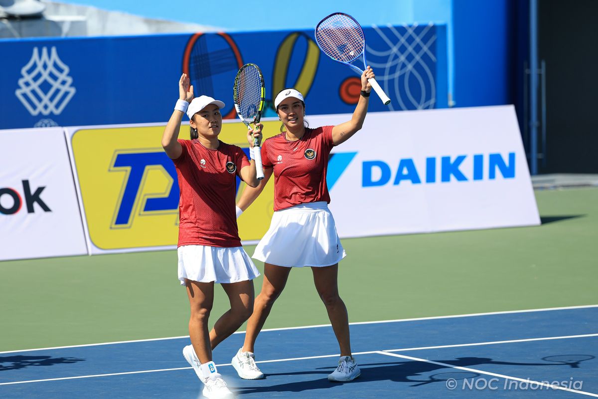 Janice Tjen, Aldila Sutjiadi, Aleksandra Krunic, Zhang Shuai, Hasil Charleston Open 2026: Langkah Janice/Aldila Dihentikan Unggulan Pertama