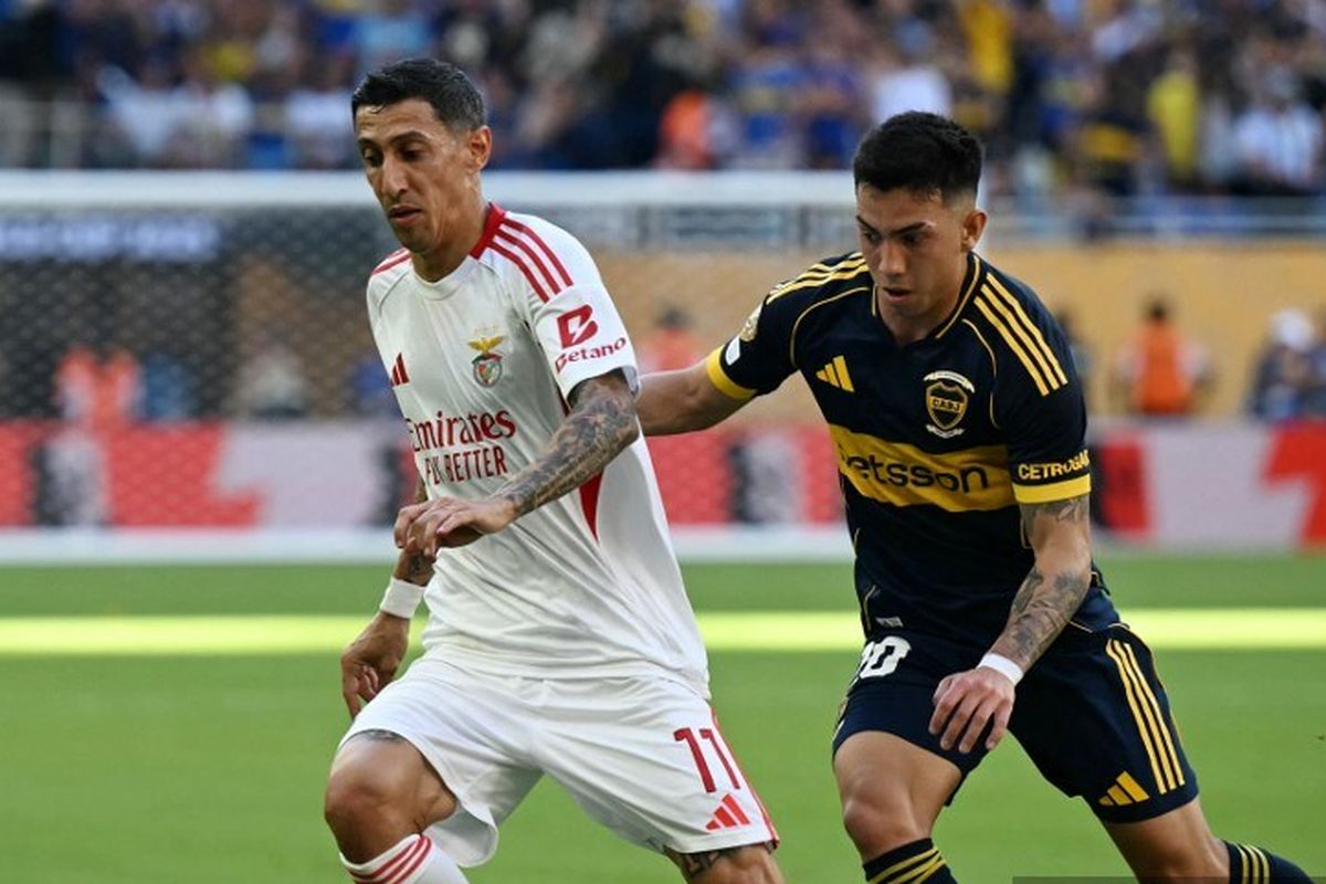 Boca Juniors, Benfica, Boca Juniors vs Benfica, Hasil Boca Juniors vs Benfica, Hasil Boca Juniors Vs Benfica 2-2: Drama 4 Gol dan 3 Kartu Merah