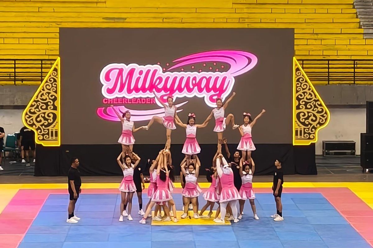 Tim cheerleading Milky Way, cheerleading world championships 2025, Federasi Cheerleading Seluruh Indonesia, Tim Cheerleading Milky Way Siap Wakili Indonesia di CWC 2025