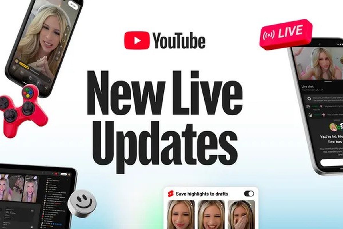 update, YouTube, fitur baru youtube, YouTube live, streaming di YouTube, YouTube Live Dirombak, Kini Dukung Video Vertikal dan Fitur Monetisasi Baru, Live streaming sedang jadi tren, 6 Fitur baru YouTube , 1. Playbles on Live, 2. Dukungan format vertikal dan horizontal