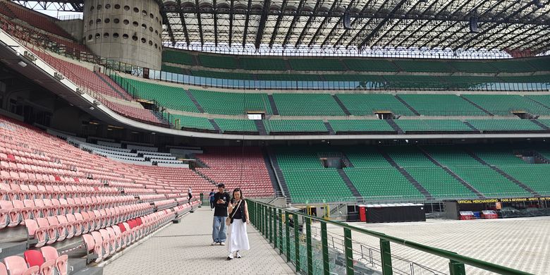 Milan, Inter, San Siro, Beppe Marotta, Paolo Scaroni, AC Milan, San Siro Baru Hadir dengan Terowongan Eksklusif untuk Fans Inter dan AC Milan