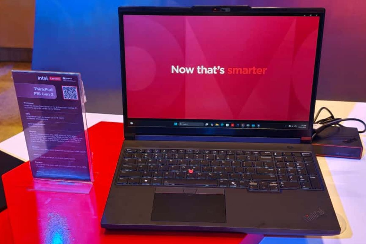 Lenovo, laptop, Lenovo ThinkPad P16 Gen 3, Laptop Workstation, harga Lenovo ThinkPad P16 Gen 3, spesifikasi Lenovo ThinkPad P16 Gen 3, Lenovo ThinkPad P16 Gen 3 Resmi di Indonesia, Laptop Workstation dengan Intel Core Ultra 9 HX-Series