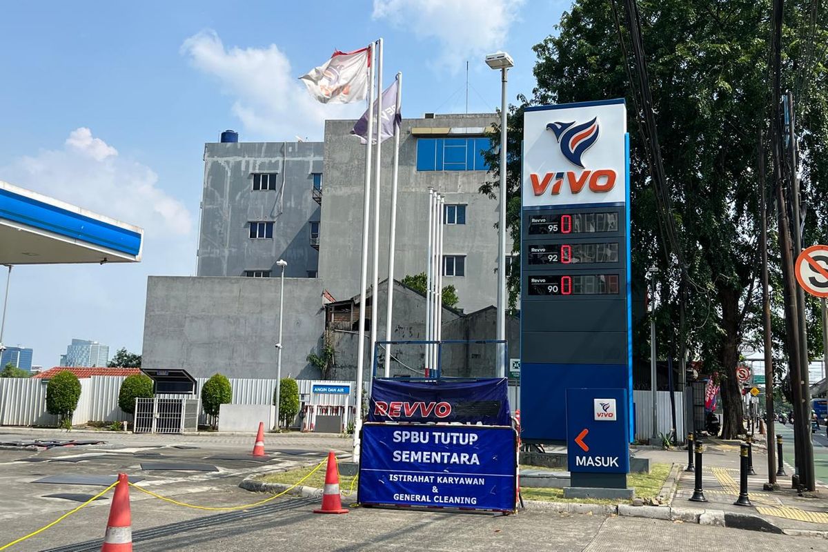 Vivo, SPBU Vivo, Stok BBM, Stok BBM Menipis, Sejumlah SPBU Vivo Tutup Sementara