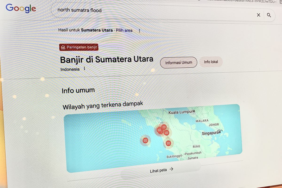 Google, banjir Sumatera, cara pantau banjir Sumatera, cara cek banjir Sumatera, Flood alert, banjir sumatera, Cara cek banjir sumatera, cara pantau banjir sumatera, Flood Alert, Cara Pantau Banjir Sumatera di Google untuk Cek Kondisi Terkini