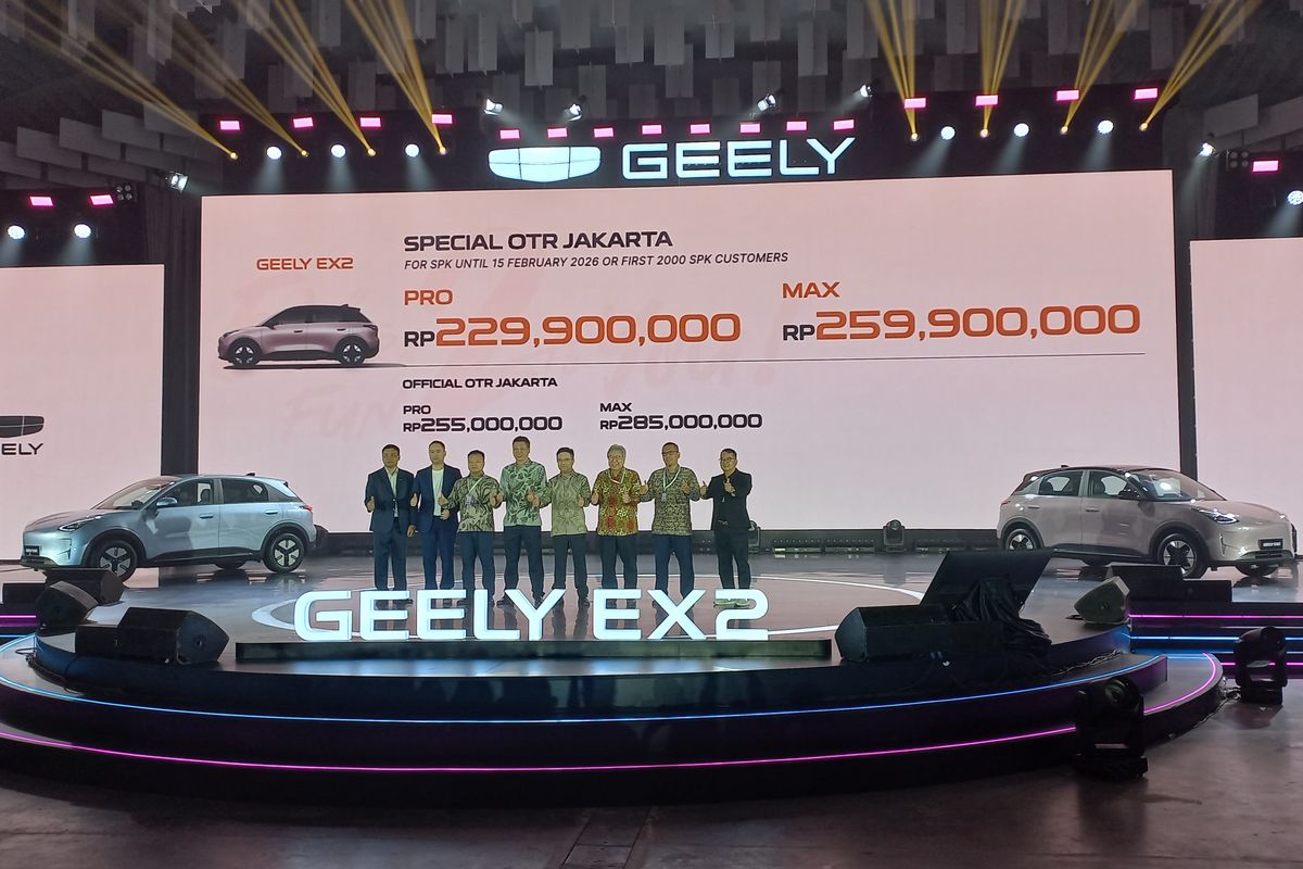 GJAW, Geely, Geely Auto Indonesia, Geely Umumkan Harga Resmi EX2, Dibanderol mulai Rp 229,9 Juta