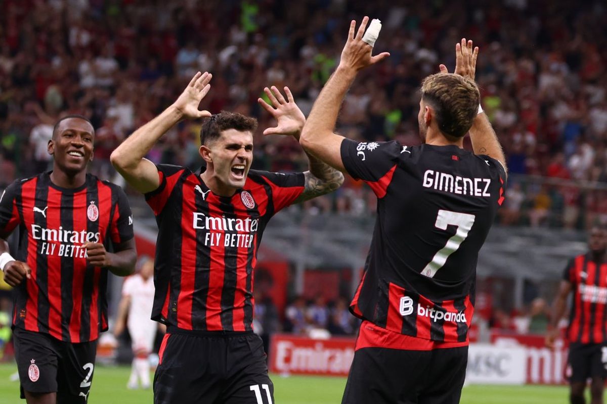Serie A, AC Milan, Liga Italia, Christian Pulisic, Luka Jovic, Rafael Leao, Christopher Nkunku, milan, Santiago Gimenez, Jovic, AC Milan Tanpa Nomor 9, Pertama Kali dalam Kurun 100 Tahun