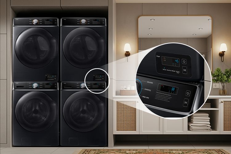 Mesin cuci, Samsung, Mesin pengering, Samsung Rilis Mesin Cuci Jumbo untuk Bisnis Laundry, Sekali Cuci Bisa 18 Kg