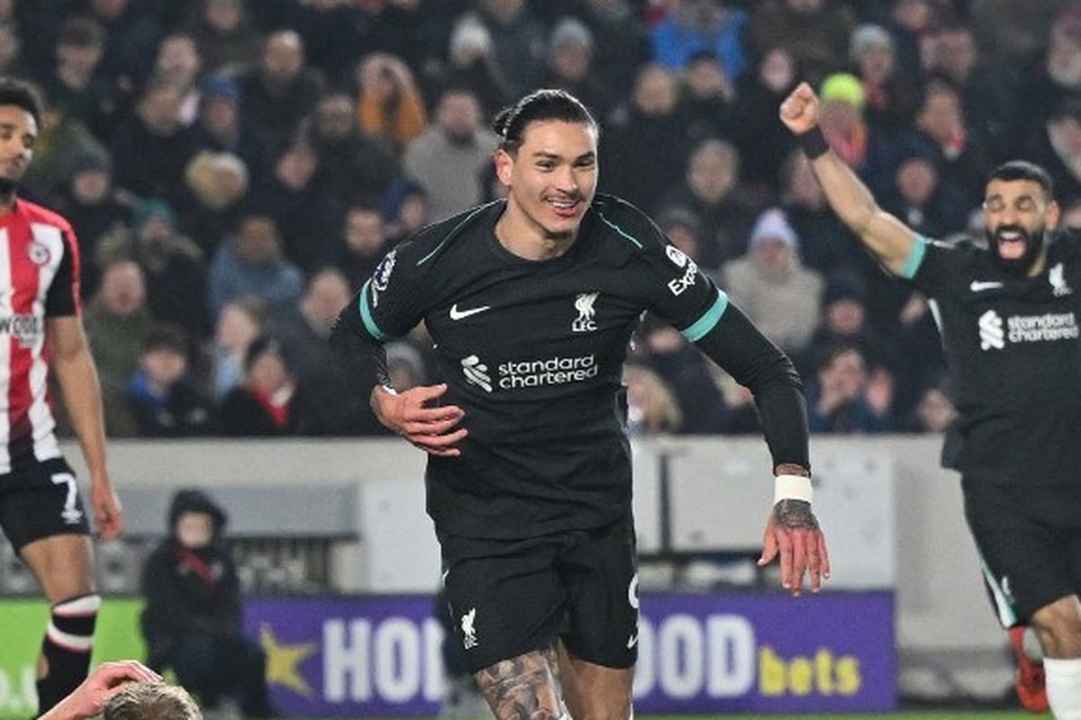 Liga Inggris, Liverpool, Stoke City, Darwin Nunez, Premier League, liverpool, Liverpool vs Stoke City, Latihan Tertutup, Liverpool Gasak Stoke 5-0, Darwin Nunez Hattrick dalam 14 Menit