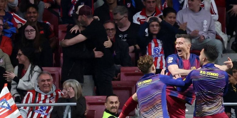 Atletico Madrid, Barcelona, Diego Simeone, Gerard Martin, Liga Champions, Liga Champions 2025-2026, Kalah dari Barcelona, Diego Simeone Optimistis Tatap Perempat Final Liga Champions