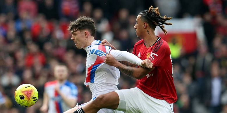 Liga Inggris, Man United, Crystal Palace, Man United vs Crystal Palace, Maxence Lacroix, Manchester United, Bruno Fernandes, Benjamin Sesko, Liga Inggris 2025-2026, Premier League, Hasil Man United Vs Crystal Palace 2-1, Bruno Fernandes Tampil Cemerlang