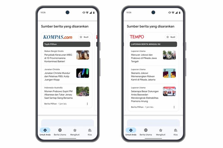 berita, Google, Google News, Berita, Google News Showcase, Berita Pilihan, jurnalisme, media, agregator berita, berita pilihan, Google Luncurkan Fitur “Berita Pilihan” di Indonesia, Gandeng 34 Media Lokal