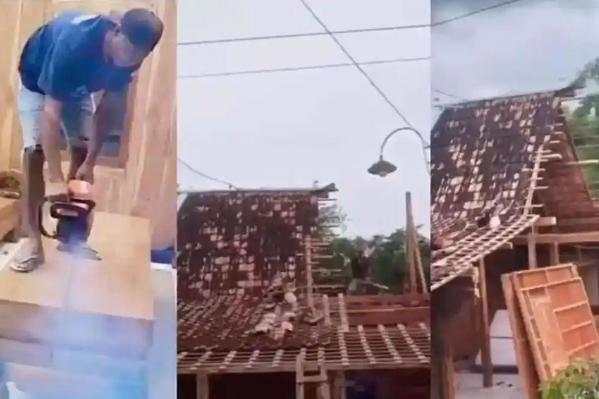 Viral Video Rumah Dibelah Jadi Dua di Grobogan, Ini Kata Kades soal Konflik Rumah Tangga