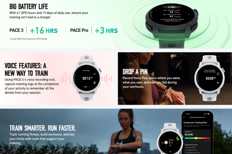 Coros Pace 4, smartwatch, SmartWatch, smartwatch coros, harga Coros Pace 4, harga smartwatch coros, Ini Dia Coros Pace 4, Smartwatch Ringan untuk Pelari dengan GPS Lebih Akurat