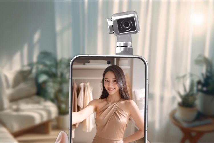 Smartphone, gimbal, Honor, Robot Phone, Honor Robot Phone, Honor Pamer HP Konsep Robot Phone, Punya Gimbal Tersembunyi dan AI