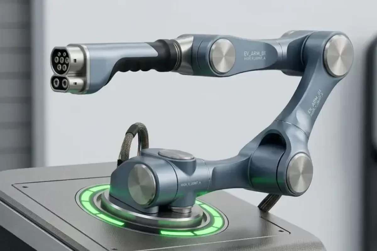 A Robot, tekanan udara, mobil listrik, Robot BYD Bisa Cas Mobil dan Isi Angin Ban Otomatis