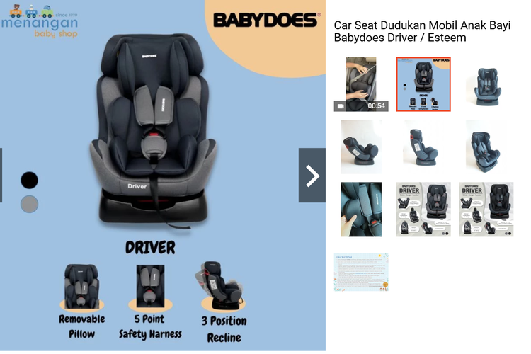 child car seat, kursi mobil, Panduan Memilih Child Car Seat untuk Mudik Nyaman dan Aman Keluarga