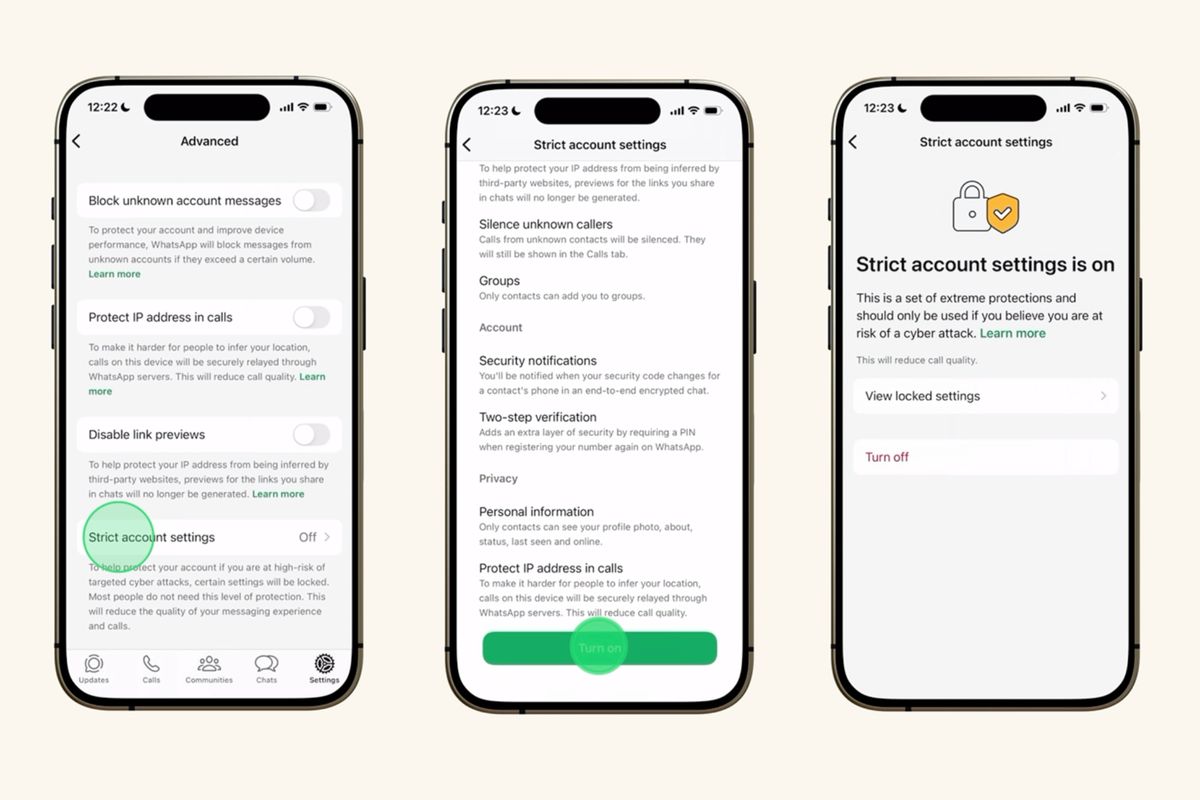 Cara Aktifkan Pengaturan Strict Account untuk Lindungi WhatsApp dari Serangan Siber
