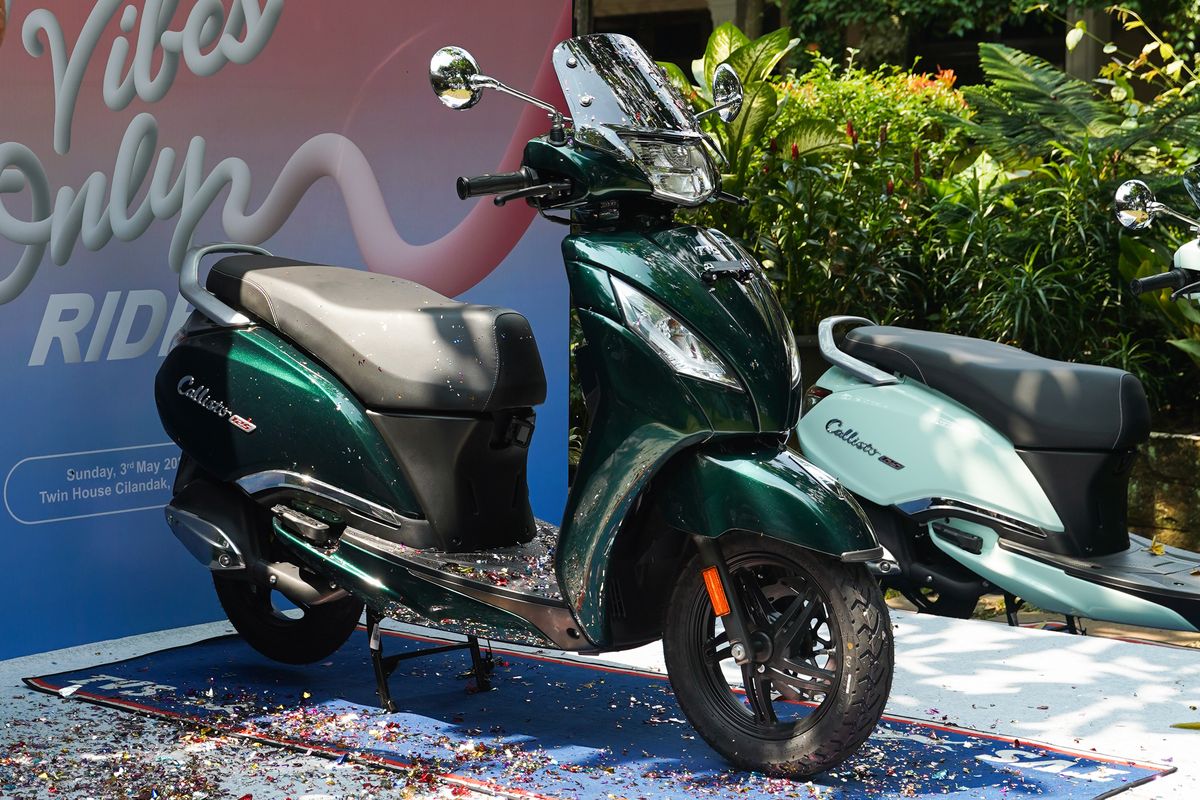 TVS Motor Company Indonesia, TVS Callisto 125, TVS Callisto 125 Emerald Green, TVS Callisto 125 Emerald Green Meluncur Rp 22,5 Juta