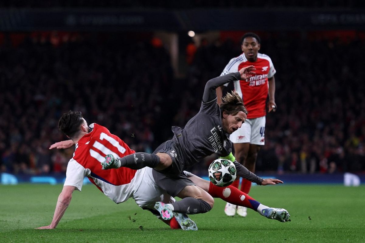 Real Madrid, Carlo Ancelotti, Liga Champions, Arsenal, Real Madrid vs Arsenal, arsenal, liga champions, real madrid, Arsenal vs Real Madrid, Real Madrid Siap Balas Arsenal, Ancelotti Yakin Segalanya Bisa Terjadi di Bernabeu