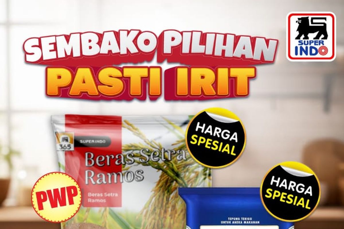 promo Superindo, Superindo, Promo Superindo Hari Ini 19 Desember 2025, Beras Setra Ramos 5 Kg Hanya Rp 72.900, 1. Big Pack Harga Hemat (hingga 24 Desember), 2. Dapur Kinclong (hingga 24 Desember), 3. Super Deal Minggu Ini (hingga 24 Desember), 4. Promo Minggu Ini, 5. Pesta Sayur Super Segar, 6. Sembako Pilihan Pasti Irit (hingga 24 Desember), 7. Segarnya Setiap Hari