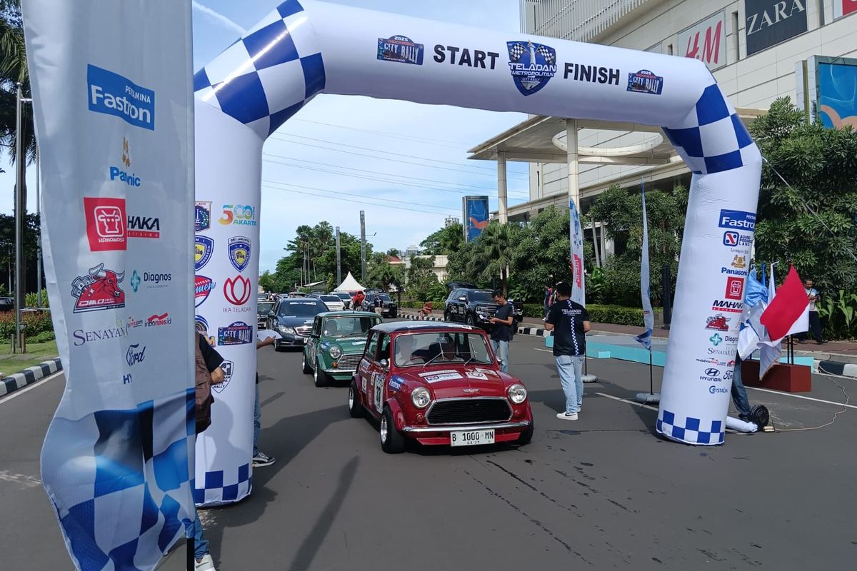 Rally, otomotif, rally, Menpora, kendaraan bermotor, Ratusan Mobil Ramaikan Teladan Metropolitan City Rally 2025