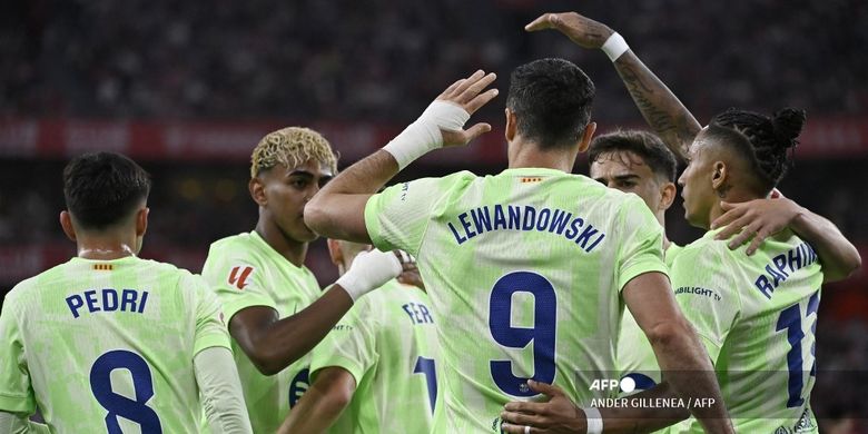Barcelona, Robert Lewandowski, Kylian Mbappe, Ballon d'Or, Liga Spanyol, Jude Bellingham, LaLiga, Kopa Trophy, Lamine Yamal, Saat Lamine Yamal Ungap Mimpi Raih Lebih dari Satu Ballon d'Or...
