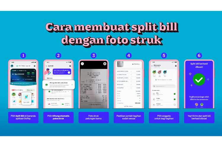 Line SplitBill, Split Bill, GoPay, Gopay, split bill, Gojek, Line Split Bill, Gopay Split Bill, fitur split bill di aplikasi Gopay, Cara Pakai GoPay Split Bill, Pengganti Line SplitBill yang Ditutup 30 Juli