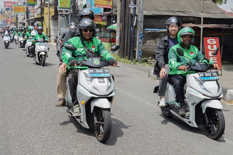 motor listrik, Alva, Grab, Alva N3, motor, Grab Yogyakarta Pakai 250 Unit Motor Listrik Alva N3