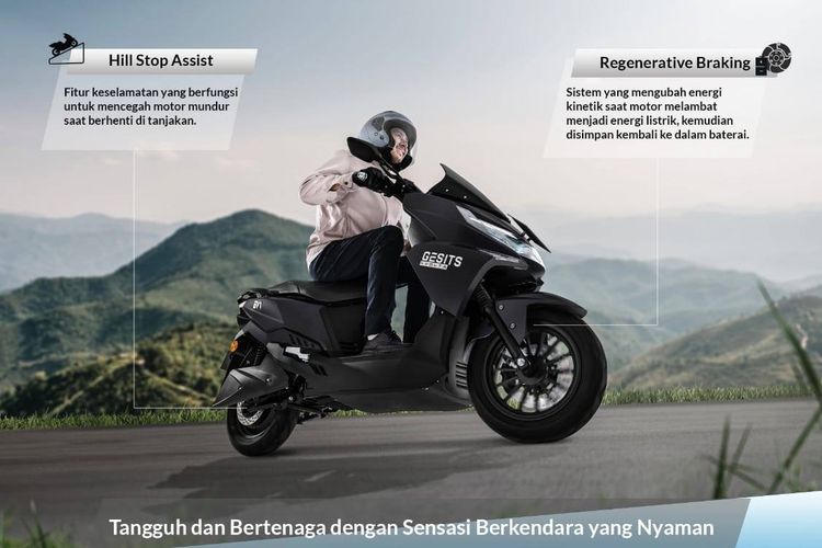 Produk baru, Gesits, motor listrik, Gesits GV1, Volta, produk baru, gesits, Bocoran Spesifikasi Motor Listrik Baru Gesits GV1