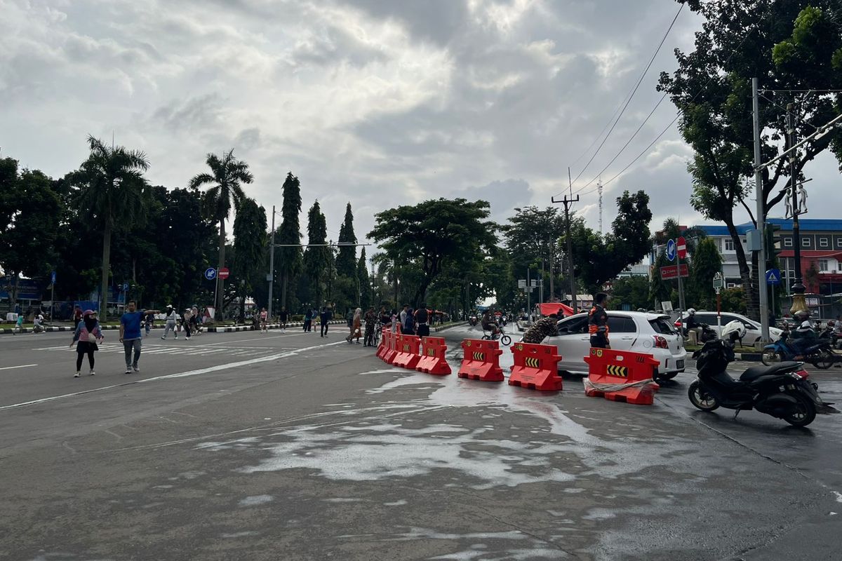 lalu lintas, Info CFD Bogor Hari ini, Jalan Tegar Beriman Ditutup
