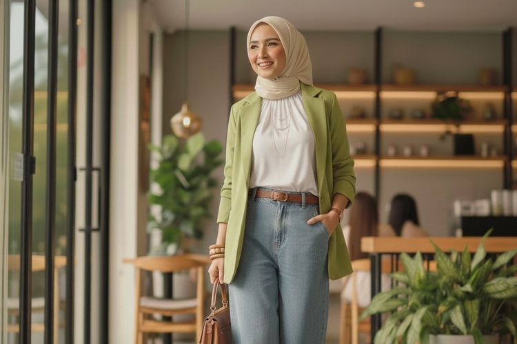 5 Outfit Kantor Wanita yang Cocok untuk Bukber Tanpa Ganti Baju, 1. Atasan Tunik, 2. Atasan Blazer , 3. Kemeja dan Bawahan Celana Tailored, 4. Blouse Satin dan Bawahan Rok , 5. Dress Simpel 