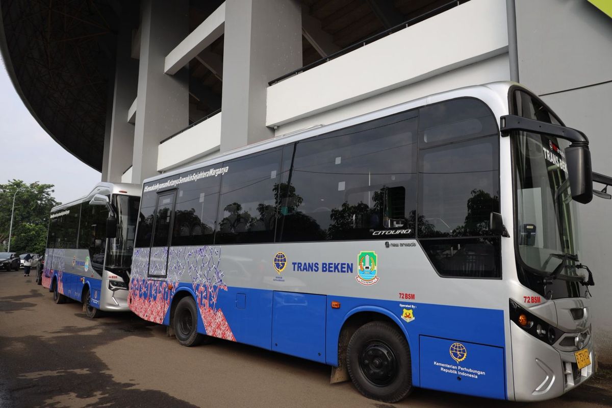 Trans Beken, Kota Bekasi, peresmian bus, transportasi publik, Bus Trans Beken Resmi Beroperasi di Bekasi, Masih Gratis