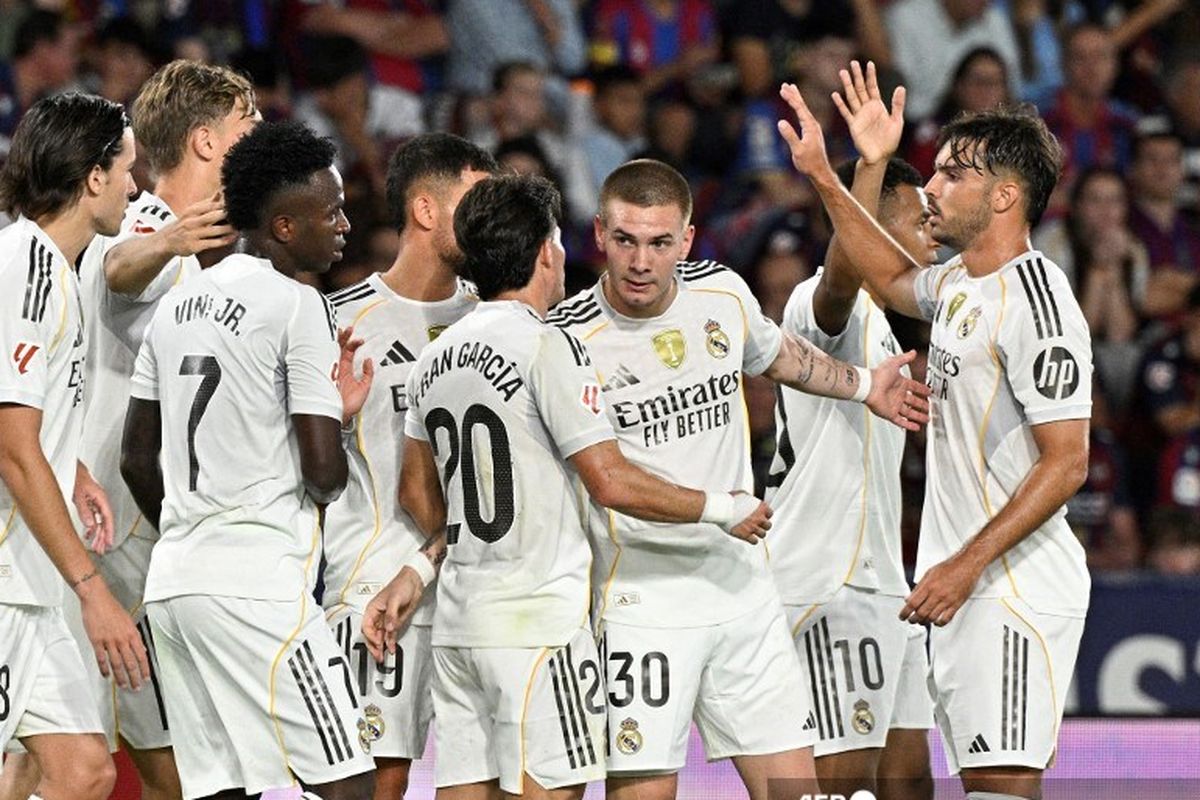 Levante, real madrid vs levante, liga spanyol, real madrid, Franco Mastantuono, Jude Bellingham, Ini Pemain yang Paling Dikagumi Franco Mastantuono di Real Madrid