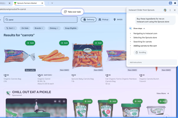 Google, Chrome, google chrome, fitur baru, browser, gemini, AI gemini, browser AI, 10 fitur baru AI Gemini di Chrome, Gemini di Chrome, Google Sulap Chrome Jadi Browser Gemini AI, Ini 10 Fitur Canggihnya, 1. Gemini langsung di Chrome, 2. Asisten browsing otomatis (agentic), 3. Ringkas informasi dari banyak tab, 4. Ingat situs lama, 5. Integrasi dengan aplikasi Google, 6. Cari pakai AI Mode di omnibox, 7. Tanya-jawab tab yang sedang dibuka, 8. Gemini Nano untuk anti-scam, 9. Blokir notifikasi dan izin yang mengganggu, 10. Ganti password dengan sekali klik