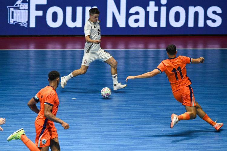 futsal, Latvia Vs Belanda, Four Nations Cup 2025, Timnas futsal Latvia, Timnas Futsal Belanda, Hasil Futsal Four Nations Cup Latvia Vs Belanda 3-2, Kejutan Pertama