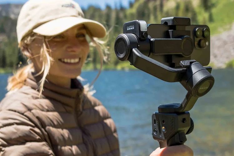 Stabilizer, gimbal kamera, GoPro, gimbal smartphone, GoPro Fluid Pro AI, GoPro Fluid Pro AI Meluncur, Gimbal untuk HP dan Kamera Aksi