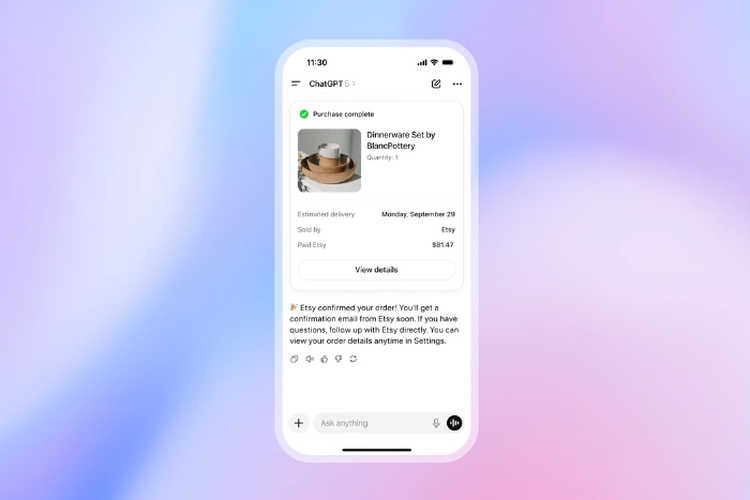 belanja, chatGPT, OpenAI, Instant Checkout, OpenAI Rilis Instant Checkout, Bisa Belanja Langsung di ChatGPT