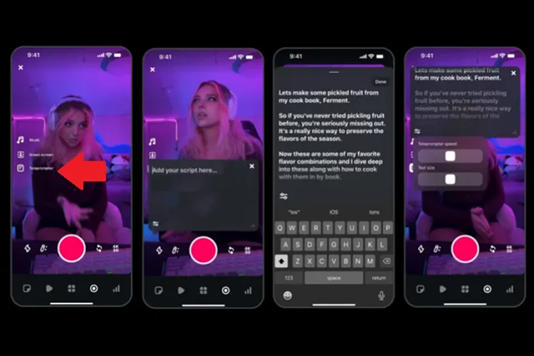 Teleprompter, kreator, Instagram, Fitur baru, Reels, Instagram Punya Teleprompter Baru, Rekam Video Bisa Sambil Baca Script
